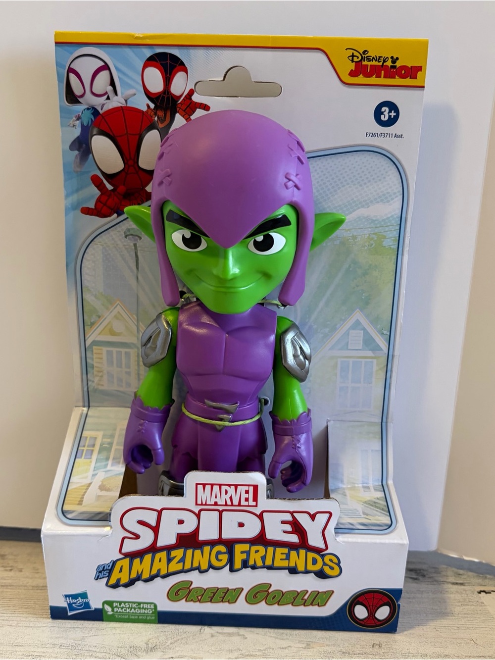 Marvel Spidey and His Amazing Friends Supersized Green Goblin Action Figure NEW